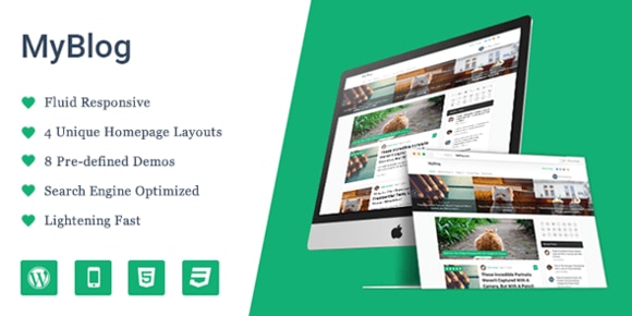 MyBlog MyThemeShop WordPress Theme