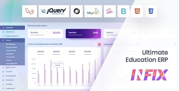 InfixEdu School Management System Software Nulled Script Free Download