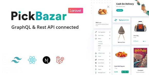 Pickbazar Laravel React Next Ecommerce with Multivendor