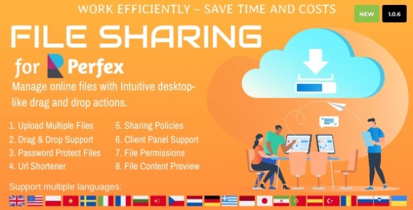 File Sharing for Perfex CRM Addon Nulled
