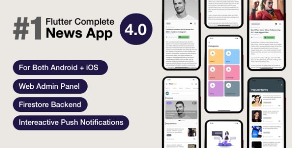News Hour Flutter News App with Admin Panel Source