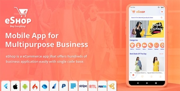 eShop Flutter E-commerce Full App Source Code