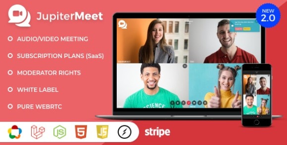 JupiterMeet Video Conference Nulled PHP Script