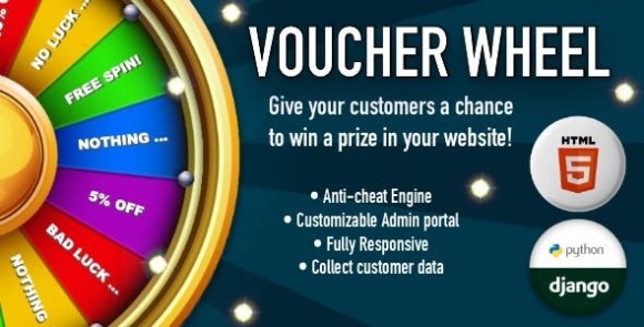 Voucher Wheel Engage and Give Prizes to your Customers Script