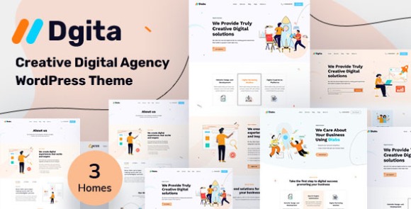 Dgita Creative Digital Agency HTML5 Template Download