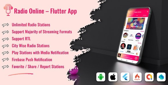 Radio Online Flutter Full App Source Code