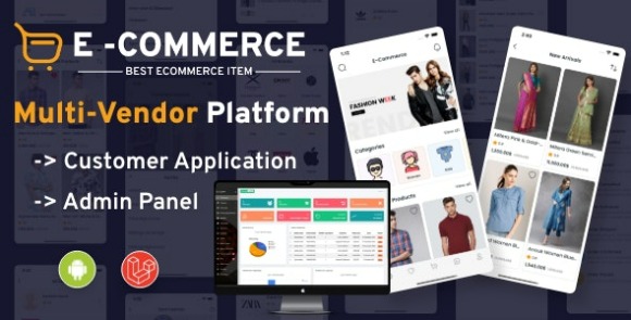 eCommerce Multi vendor ecommerce Android App with Admin Panel Source Code