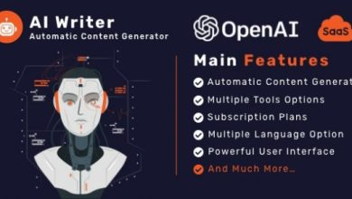 AI Writer SaaS Powerful Automatic Content Generator Tools Writing Assistant