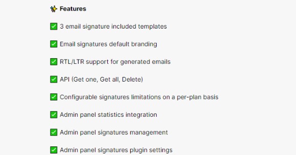 Email Signatures Plugin AltumCode Addon