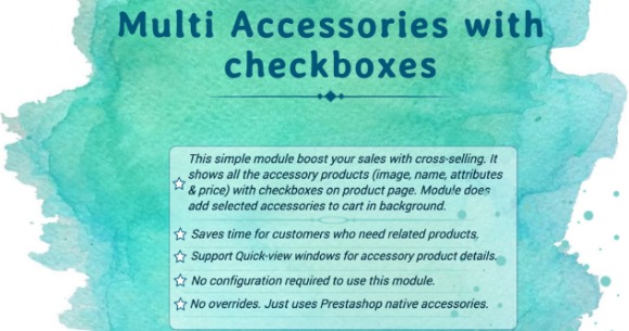 Multi Accessories with Checkboxes Module for PrestaShop