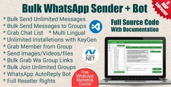 WaSender Bulk WhatsApp Sender Windows Software