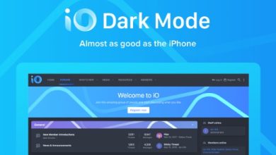 XenForo iO Dark Mode Theme