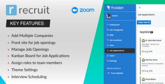 Recruit Recruitment Manager Nulled Script