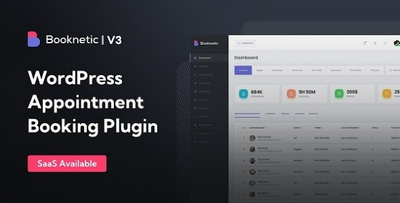 Booknetic WordPress Booking Plugin for Appointment Scheduling SaaS