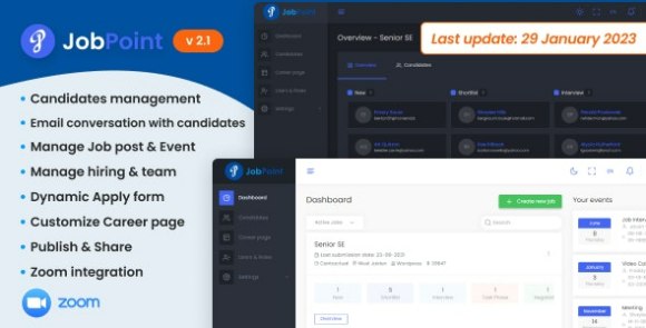 JobPoint Recruitment Management System Nulled