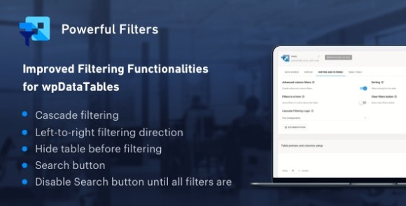 Powerful Filters for wpDataTables Addon