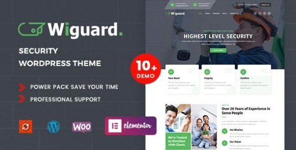 Wiguard CCTV and Security WordPress Theme