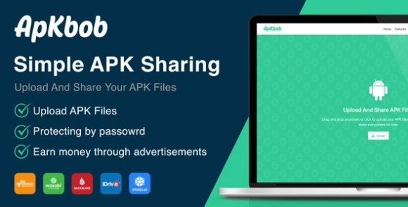 Apkbob Simple APK Sharing Platform PHP Script