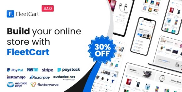 FleetCart Laravel Ecommerce System Nulled