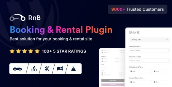 RnB WooCommerce Booking and Rental Plugin