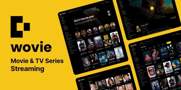 Wovie Movie and TV Series Streaming Platform Script