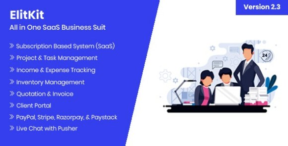 ElitKit All In One SaaS Business Suit Script