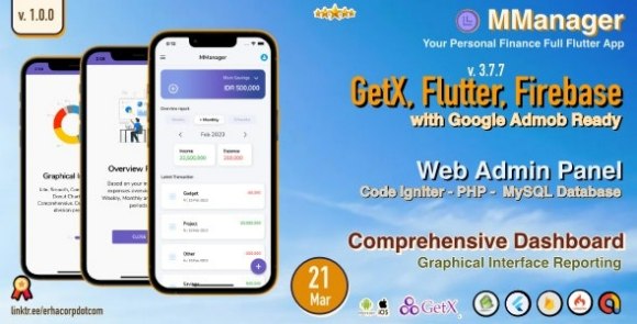 MManager Personal Finance Full Flutter App Source