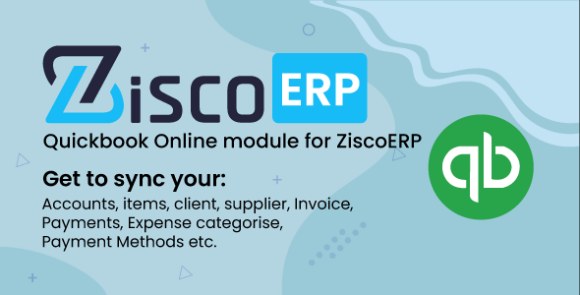 Quickbook Sync Module for ZiscorERP Addon