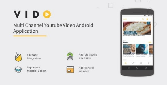 Vido Android YouTube Multi Channel App Source