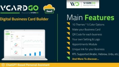 vCardGo SaaS Digital Business Card Builder Nulled Script