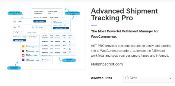Advanced Shipment Tracking Pro WooCommerce Plugin Nulled
