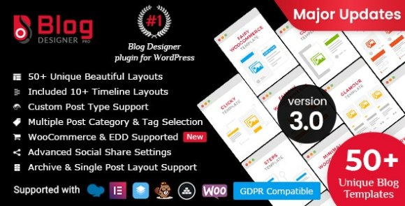 Blog Designer PRO WordPress Plugin