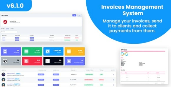 InfyInvoices Invoices Laravel Invoice Management System Billing Management Invoice Script
