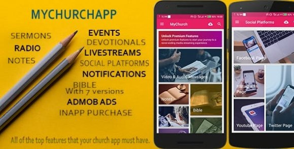 My Church App Android and iOS Flutter Church Application