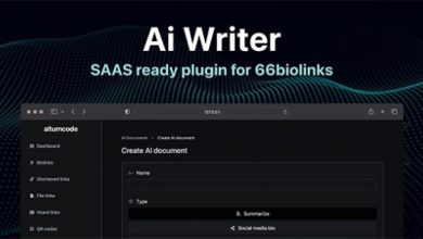 AI Writing Assistant Image Generator Speech to Text 66biolinks Plugin