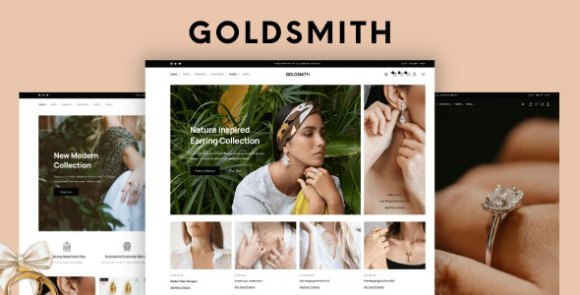 GoldSmith Jewelry Store WooCommerce Elementor Theme