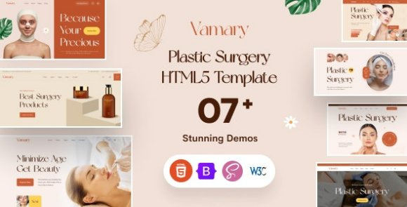 Vamary Plastic Surgery HTML5 Template