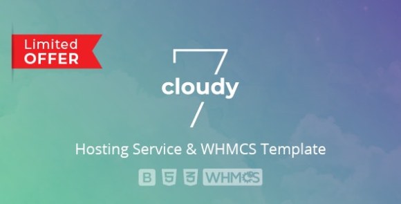 Cloudy 7 Hosting Service and WHMCS Template