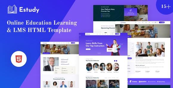 Estudy Online Education Learning and LMS HTML Template