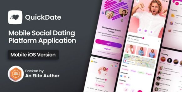 QuickDate iOS Mobile Social Dating Platform Application