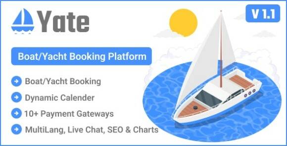 Yate Boat Yacht Booking Platform Script