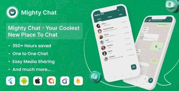 MightyChat Chat App wth Firebase Backend Agora Source