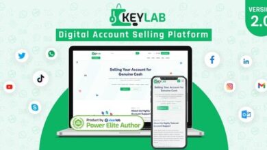 KeyLab Digital Account Selling Platform Nulled