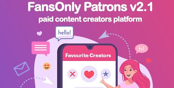 PHP FansOnly Patrons Paid Content Creators Platform Nulled