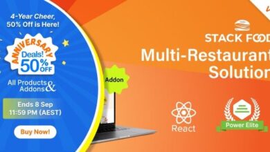 StackFood React User Website Script