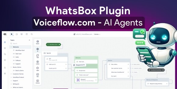 VoiceFlow AI Agent for WhatsApp Plugin for WhatsBox