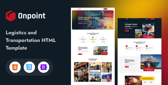 Onpoint Logistics and Transportation HTML Template