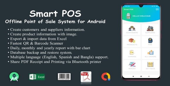 Smart POS Offline Point of Sale System for Android Source