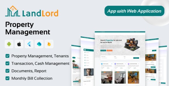 Onest Landlord Property Management Web App with Admin Panel