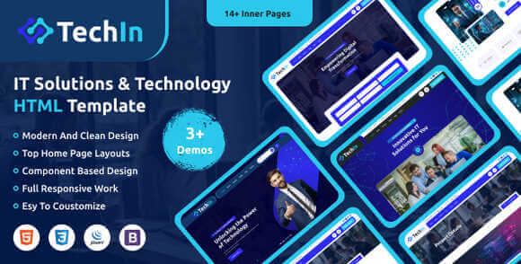 Techin IT Services and Technology HTML Template